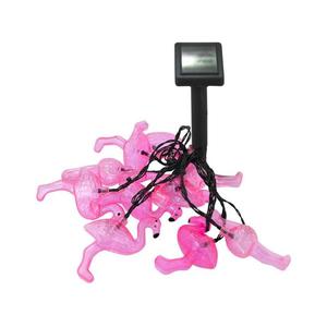 Lanț LED solar decorativ 10xLED/1, 2V 300 mAh 3, 8 m IP44 flamingo imagine