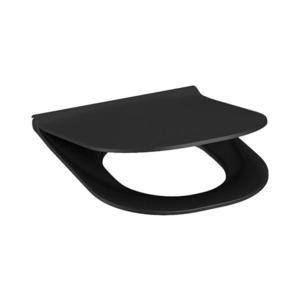 Colac de toaletă JIKA H8917167160631 SoftClose MIO duroplast/negru mat imagine