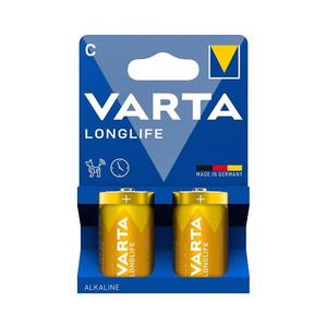 Bateriei alcalină 2 buc. Varta 4114101422 LONGLIFE LR14/C 1, 5V imagine