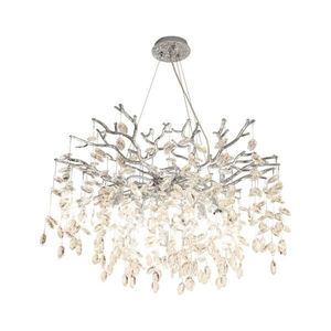 Lustră pe cablu Zuma Line MD4115-1-ECN CINDY 10xG9/3, 5W/230V argintiu imagine