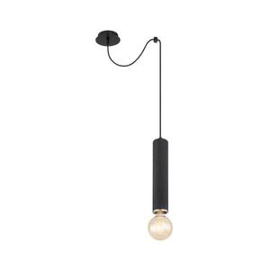 Lustră pe cablu MARION 1xE27/60W/230V lemn negru Globo 15499H imagine