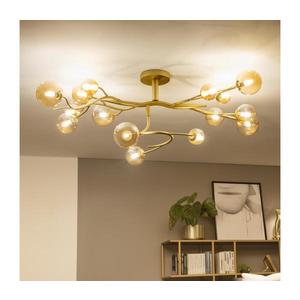 Lustră LED aplicată Brilagi MISTEL 15xG9/3W/230V auriu imagine