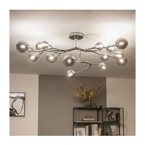 Lustră LED aplicată Brilagi MISTEL 15xG9/3W/230V crom lucios/fumuriu imagine