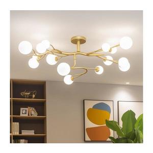 Lustră LED aplicată Brilagi MISTEL 15xG9/3W/230V auriu/alb imagine