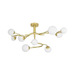 Lustră LED aplicată Brilagi MISTEL 9xG9/3W/230V auriu/alb imagine