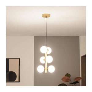 Lustră LED pe cablu Brilagi MILLA 6xG9/3W/230V auriu/alb imagine