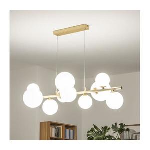 Lustră LED pe cablu Brilagi MILLA 10xG9/3W/230V auriu/alb imagine