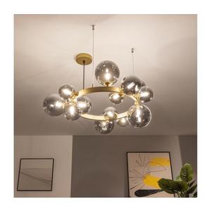 Lustră LED pe cablu Brilagi MILLA 15xG9/3W/230V auriu/fumuriu imagine