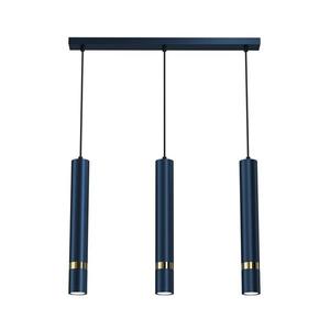 Lustră pe cablu Brilagi POKER 3xGU10/25W/230V albastru imagine