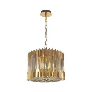 Lustră pe lanț RITZ 7xE14/40W/230V d. 42 cm auriu imagine