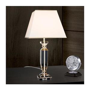 Lampă de cristal de masă Orion LA 4-1207 POKAL 1xE27/60W/230V crem/transparent imagine
