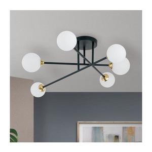 Lustră aplicată Orion DL 7-786/6 SNOWWHITE 6xG9/20W/230V d. 84 cm negru/auriu imagine