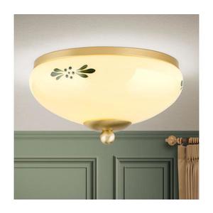 Plafonieră Orion DL 7-672 LANDHAUS 1xE27/60W/230V d. 21 cm alamă/bej imagine