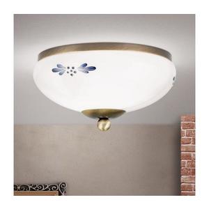 Plafonieră Orion DL 7-672 LANDHAUS 1xE27/60W/230V d. 21 cm bronz/alb imagine