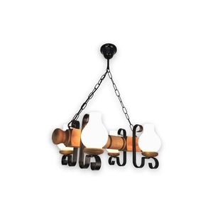 Lustră pe lanț Brilagi RUSTIC 4xE14/40W/230V fag imagine