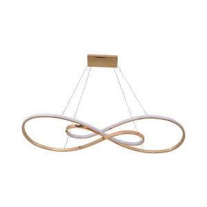 Lustră LED pe cablu ZUMBA LED/50W/230V auriu imagine