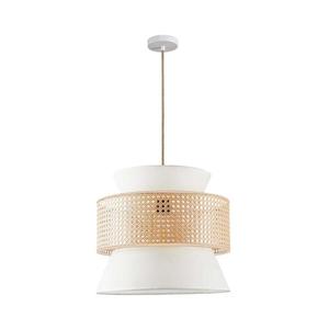 Lustră pe cablu GRENADA 1xE27/20W/230V d. 40 cm bej imagine