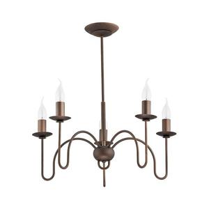 Lustră pe tijă CARTELL 5xE14/10W/230V bronz imagine