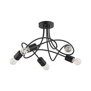 Lustră aplicată TARGO 5xE27/15W/230V negru imagine