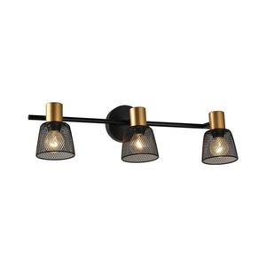 Spot de perete Prezent 75472 DAYTONA 3xE14/40W/230V negru/auriu imagine