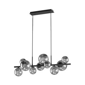 Lustră pe cablu ONLI PALOMA 10xG9/10W/230V negru/fumuriu imagine