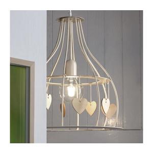 Lustră pe cablu ONLI LEONILDE 1xE27/15W/230V bej imagine