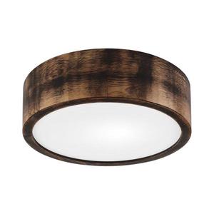 Plafonieră OAK SMOKY 1xE27/15W/230V ø 27, 5 cm stejar/maro închis imagine