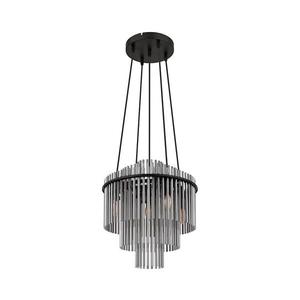 Lustră pe cablu Globo 15698H2 GORLEY 5xE14/40W/230V negru imagine