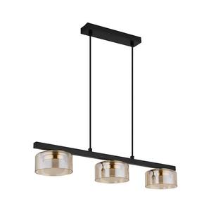 Lustră LED pe cablu Globo 16055-3HG HIGGINS 3xGX53/6W/230V fumuriu/maro imagine