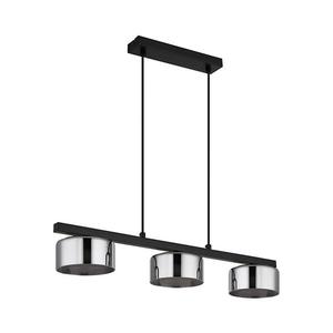 Lustră LED pe cablu Globo 16055-3HS HIGGINS 3xGX53/6W/230V fumuriu/negru imagine