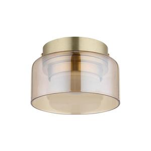 Plafonieră LED Globo 16055DG HIGGINS 1xGX53/6W/230V d. 13 cm maro imagine