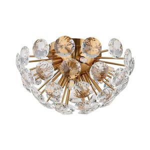 Plafonieră Globo 16047D VIRINA 10xG9/7W/230V auriu d. 39 cm imagine