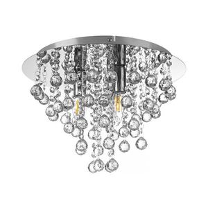 Plafonieră Globo 63040306X LONDON 3xE14/40W/230V d. 38 cm crom lucios imagine