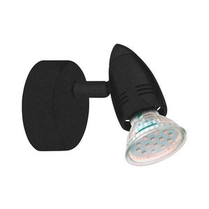 Spot LED de perete Eglo 780443 SABADELL 1xGU10/2, 8W/230V 3000K negru imagine