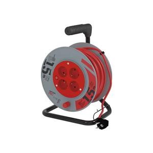 Prelungitor pe tambur 4Z 15m roșu/gri imagine