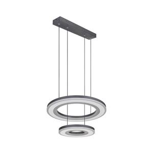 Lustră LED dimabilă pe cablu Globo 67191-50 BLASIUS LED/50W/230V d. 50 cm+ telecomandă imagine