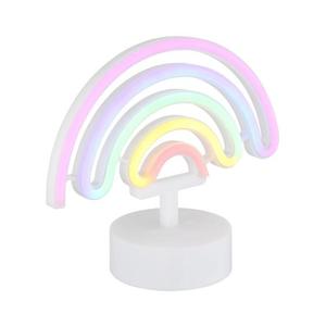 Decorațiune LED neon de masă Globo 28063 PELANGI LED/2W/3xAA curcubeu imagine
