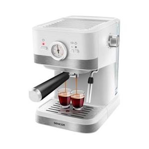 Espressor Sencor 1050W/230V alb/crom mat imagine