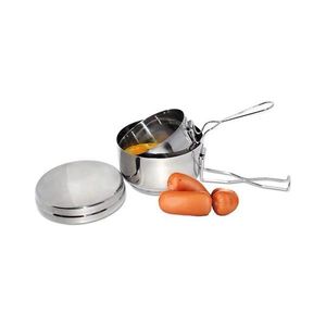 Set de vase de gătit de drumeție 2 buc. oțel inoxidabil imagine