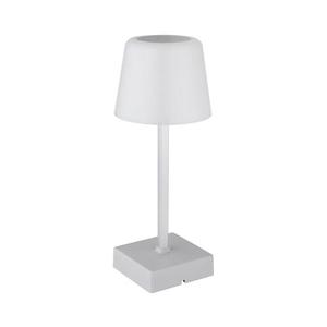 Lampă LED tactilă reîncărcabilă dimabilă de masă Globo 28061SI XAYDEN 2W/5V 800 mAh argintiu imagine