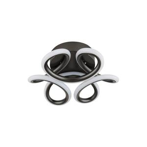 Plafonieră LED Globo 67386-24A MELISAND LED/24W/230V d. 26 cm negru imagine