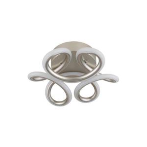 Plafonieră LED Globo 67386-24S MELISAND 24W/230V d. 26 cm crom mat imagine