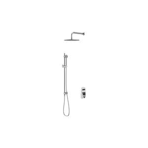 Set de duș cu baterie ascunsă Cersanit S952-008 CREA crom lucios imagine