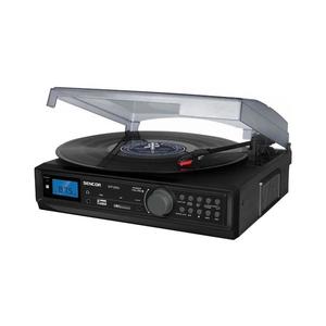 Gramofon Sencor cu USB/SD/FM 8W/230V + telecomandă imagine