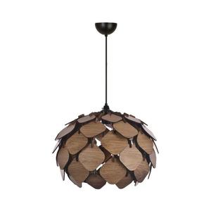 Lustră pe cablu 1xE27/40W/230V maro imagine