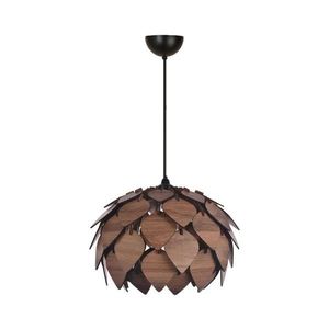 Lustră pe cablu 1xE27/40W/230V maro imagine