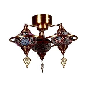 Lustră aplicată YENI 3xE27/40W/230V alamă imagine