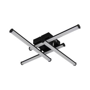 Plafonieră LED Globo 67342-24 KIRINA LED/24W/230V 3000K negru imagine