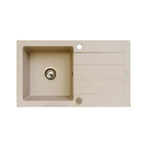 Chiuvetă de bucătărie Pyramis 70006701 NEXT 76x44 cm granit/bej imagine