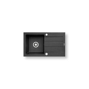 Chiuvetă de bucătărie Pyramis 70006801 NEXT 76x44 cm granit/negru imagine